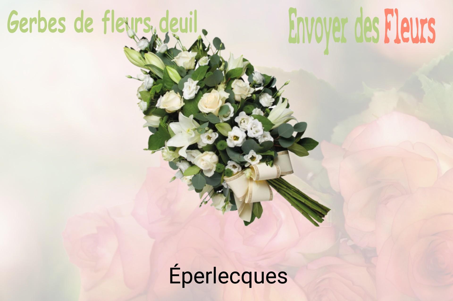 Gerbe de fleurs de deuil livrée à Éperlecques